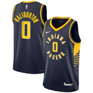 Tyrese Haliburton Indiana Pacers Nike Youth Swingman Jersey Icon Edition Navy Admirable