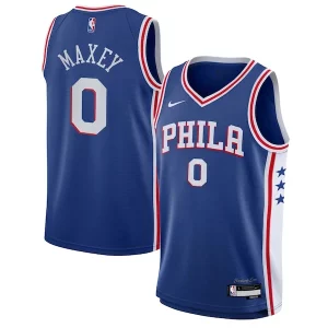 Tyrese Maxey Admirable Philadelphia 76ers Nike Youth Swingman Jersey Icon Edition Royal