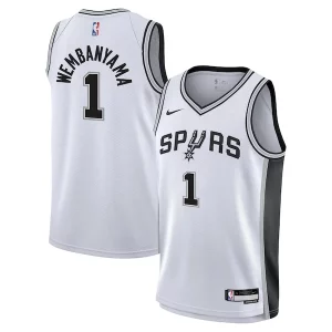 Victor Wembanyama Commémoratif San Antonio Spurs Nike Youth Swingman Jersey Association Edition White