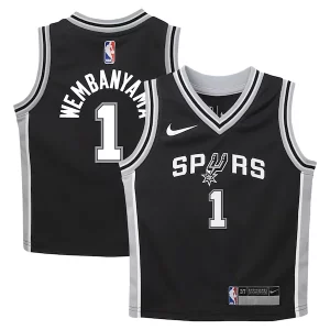 Victor Authentique Wembanyama San Antonio Spurs Nike Toddler Swingman Player Jersey Icon Edition Black