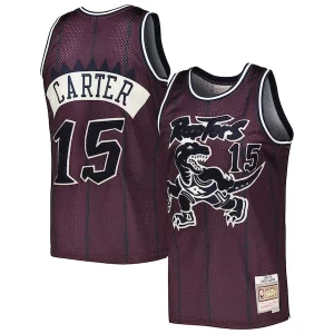 Vince Carter Premium Toronto Raptors Hardwood Classics Off Court Swingman Jersey Purple