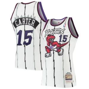Vince Carter Toronto Raptors 1998/99 Hardwood Classics Authentic Jersey Exceptionnel White