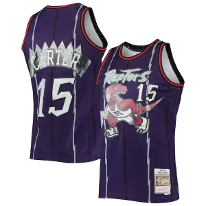 Vince Carter Toronto Raptors 1998/99 Hardwood Classics NBA 75th Anniversary Diamond Swingman Jersey Purple Personalisable