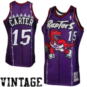 Vince Collectible Carter Toronto Raptors 1998/99 Throwback Authentic Jersey Purple