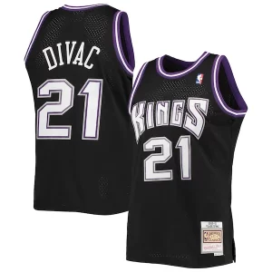 Vlade Divac Sacramento Kings 2000/01 Hardwood Classics Classique Swingman Jersey Black