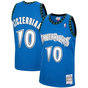 Wally Szczerbiak Minnesota Timberwolves 2001/02 Hardwood Classics Gracieux Swingman Jersey Blue