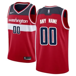 Washington Wizards Nike Swingman Custom Jersey Red Icon Edition Stylish
