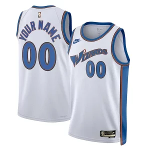 Washington Wizards Nike Unisex 2022/23 Custom Swingman Jersey Classic Gracieux Edition White
