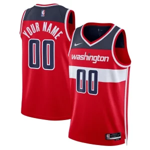 Washington Wizards Premium Nike Unisex Swingman Custom Jersey Red Icon Edition