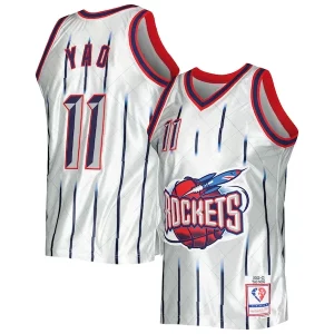 Yao Ming Houston Rockets Moderne 2002/03 Hardwood Classics 75th Anniversary Swingman Jersey Platinum