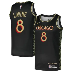 Zach Charming LaVine Chicago Bulls Nike Swingman Player Jersey City Edition Black