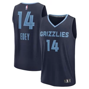 Zach Edey Memphis Grizzlies 2024 NBA Bold Draft Fast Break Player Jersey Icon Edition Navy