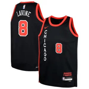Zach LaVine Chicago Bulls Nike Youth Swingman Replica Jersey City Unique Edition Black