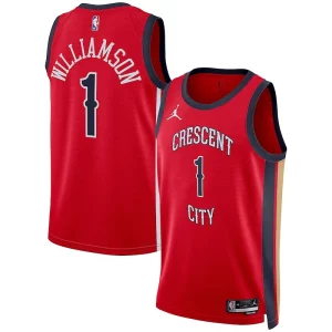 Zion Williamson New Orleans Pelicans Jordan Brand Unisex Swingman Jersey Statement Notable Edition Red