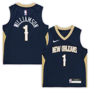 Zion Williamson New Orleans Pelicans Nike Preschool Replica Premium Jersey Icon Edition Navy