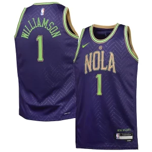Zion Williamson New Orleans Pelicans Nike Youth 2024/25 Swingman Player Authentique Jersey City Edition Purple