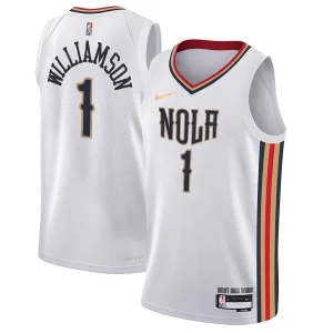 Zion Williamson New Orleans Pelicans Nike Youth Swingman Jersey City Stylish Edition White