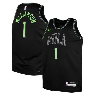 Zion Williamson New Orleans Pelicans Vibrant Nike Youth Swingman Replica Jersey City Edition Black