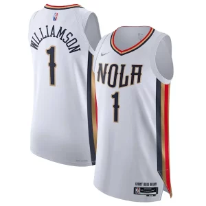 Zion Williamson New Orleans Uniques Pelicans Nike 2021/22 Swingman Jersey City Edition White