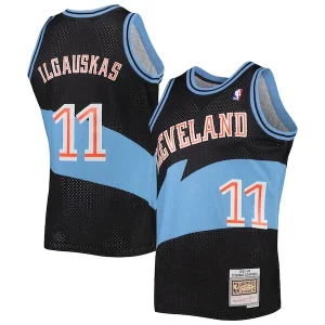 Zydrunas Ilgauskas Cleveland Cavaliers Hardwood Classics Classique Swingman Jersey Black